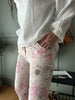 Broek FLOWER Rose