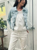 Broek met stretch - White plus onesize 40-48