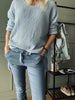 Broek met stretch – Blue