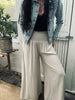 Broek met smock - Lichtbeige