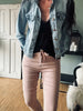 Broek met stretch – Old Rose