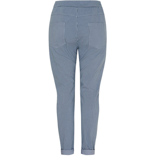 Bukser soft jeans med strib - VIAMAJA.DK