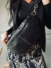 Bumbag m. contrast – XL Black