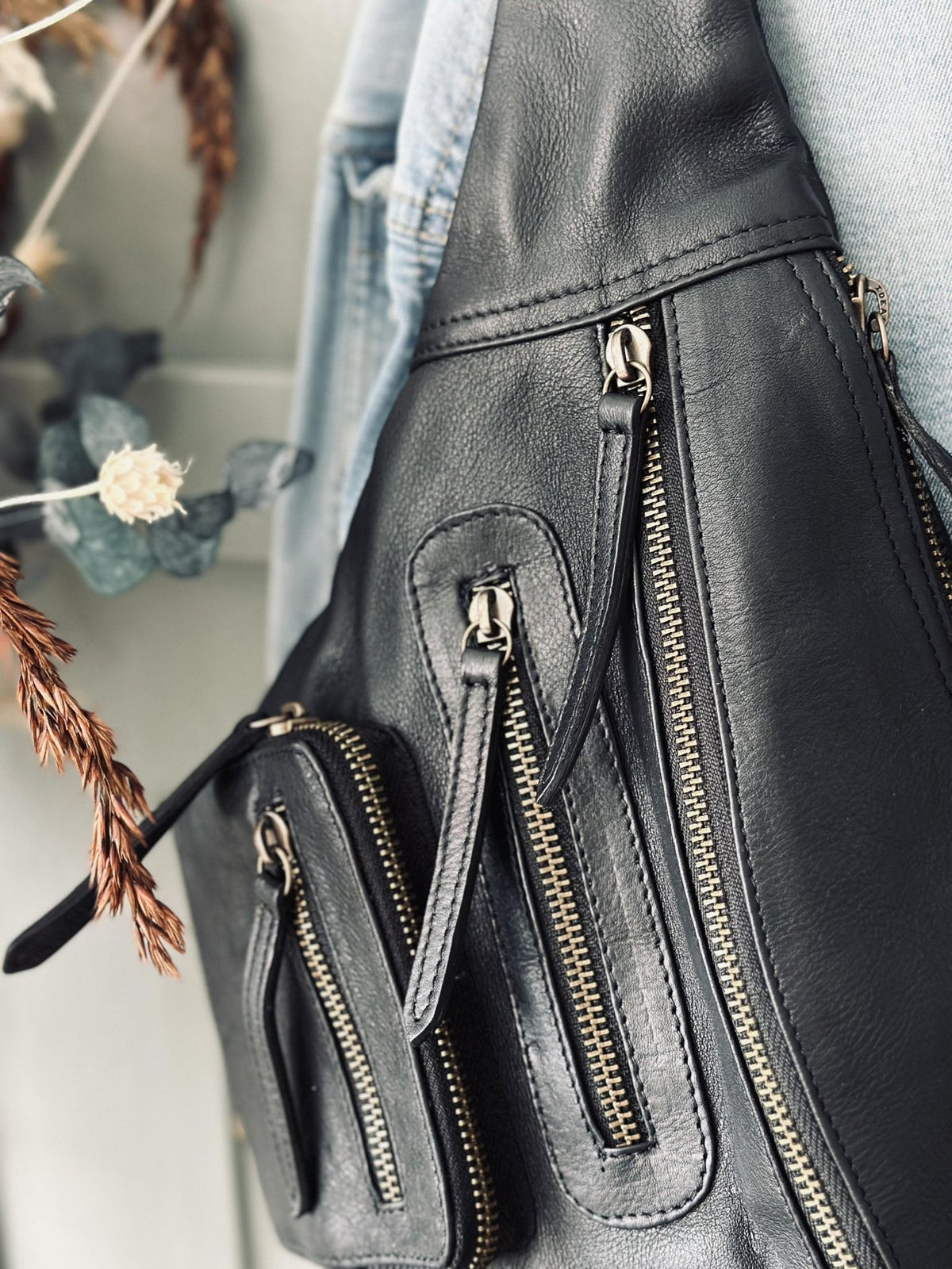 Bumbag XL Raw - Black m. Gunmetal - VIAMAJA.DK