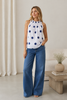 Blouse top Lucina - White