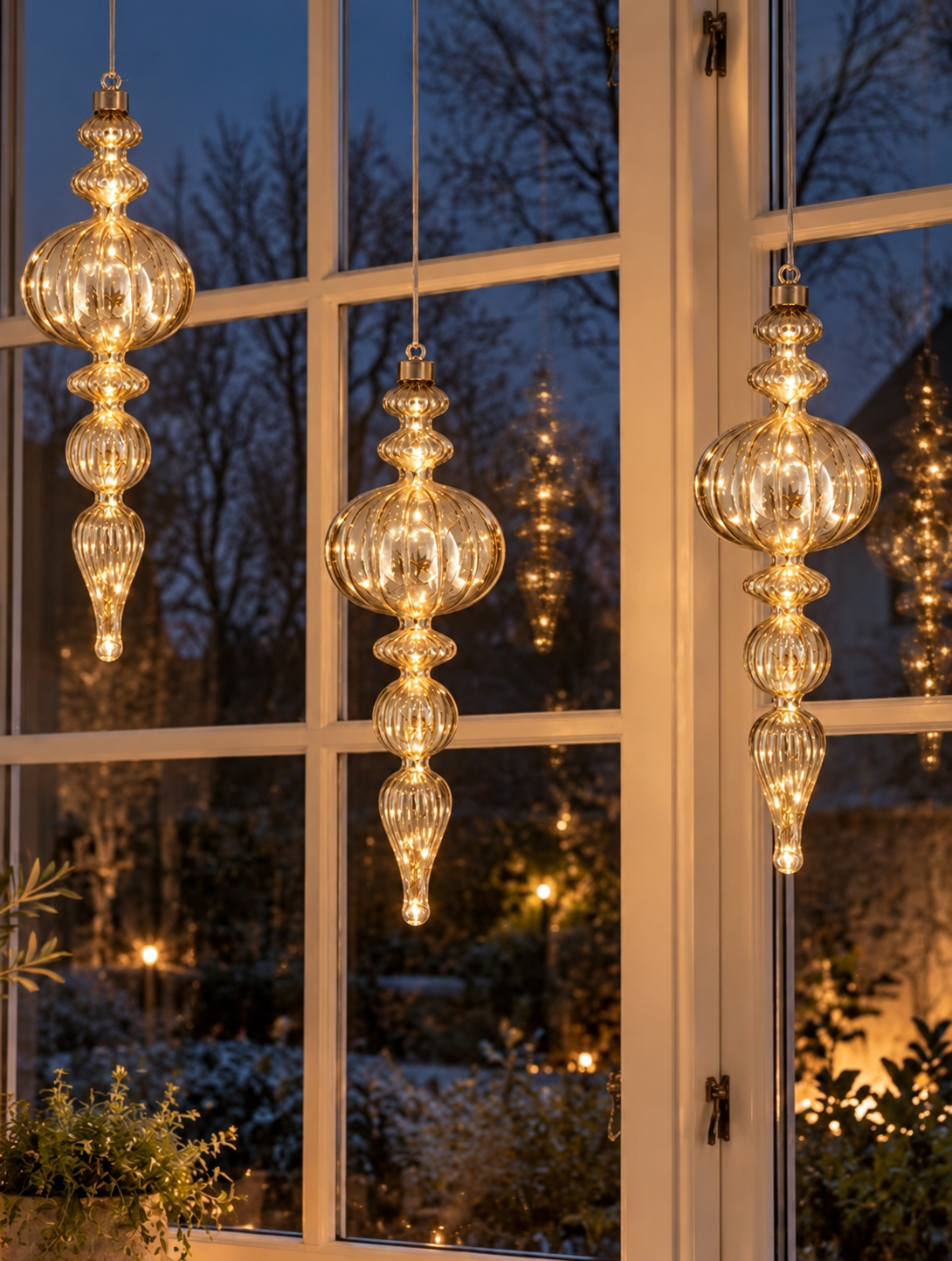 Druppel met led licht - om op te hangen