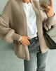 Cardigan Emma donker beige