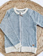 Cardigan i merinould – Iris blue L - VIAMAJA.DK