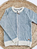 Cardigan van merinowol - Iris blue M