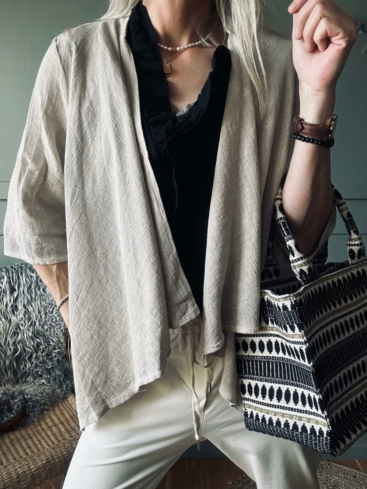 Cardigan Lianna hørmix - VIAMAJA.DK