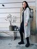 Cardigan Lilly – Lange Grijze – One Size