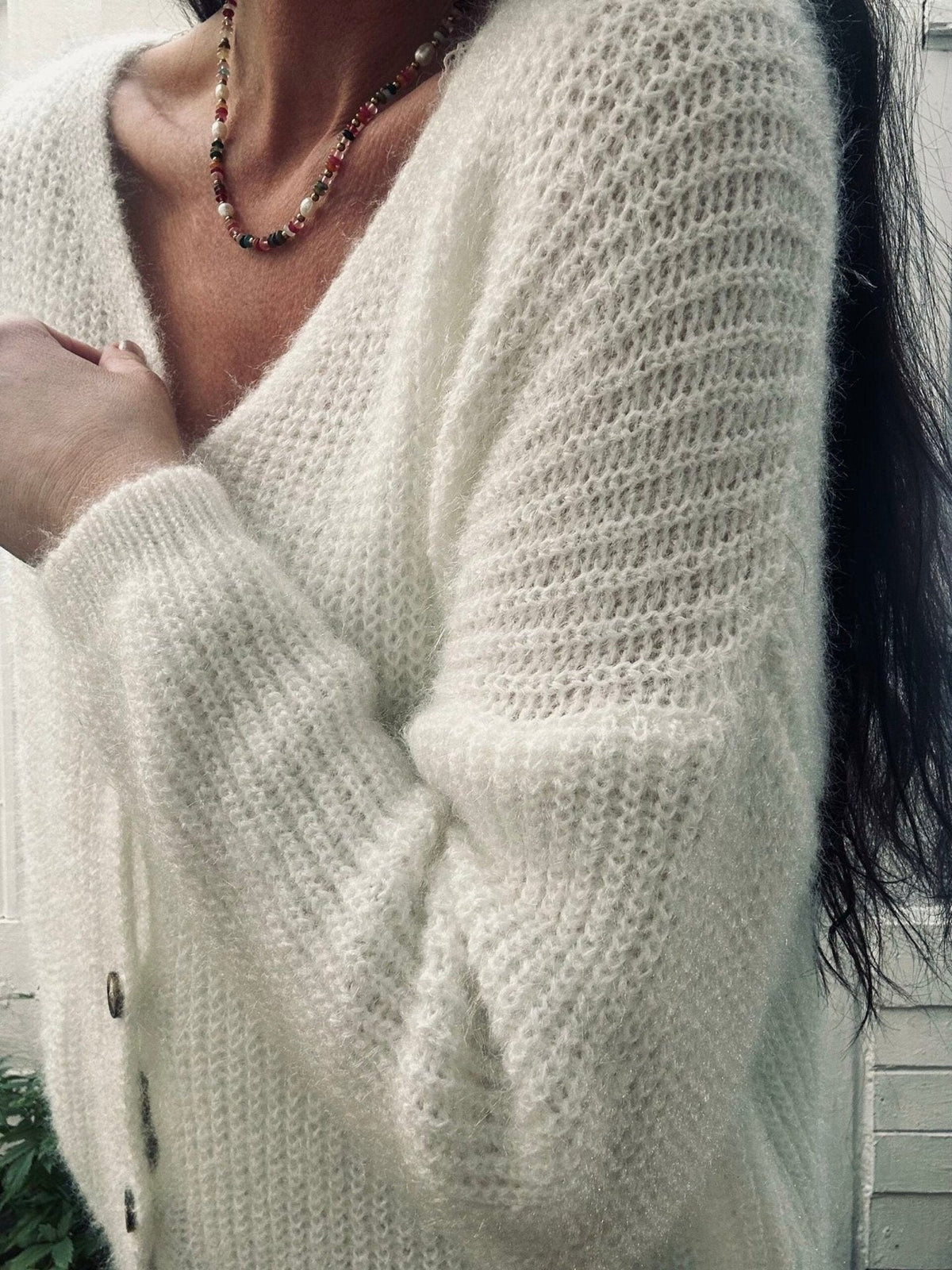 Cardigan med knapper - VIAMAJA.DK