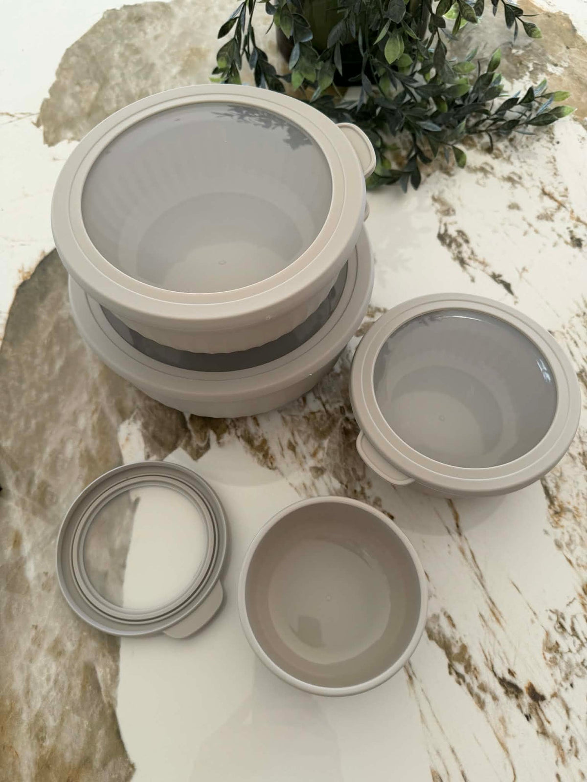Opbergdozen Stone – Set van 4 stuks.