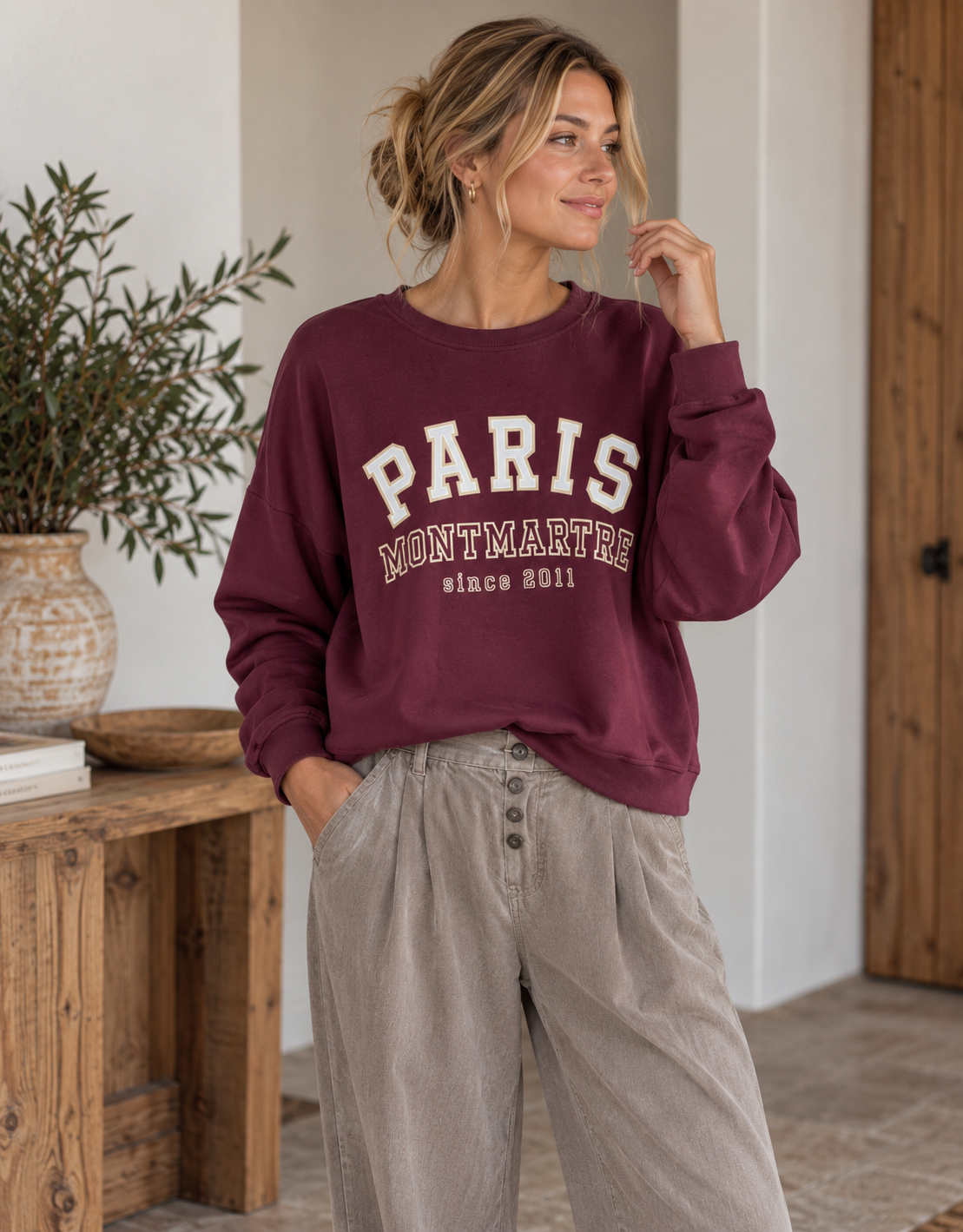 Blouse Oceana - Wine