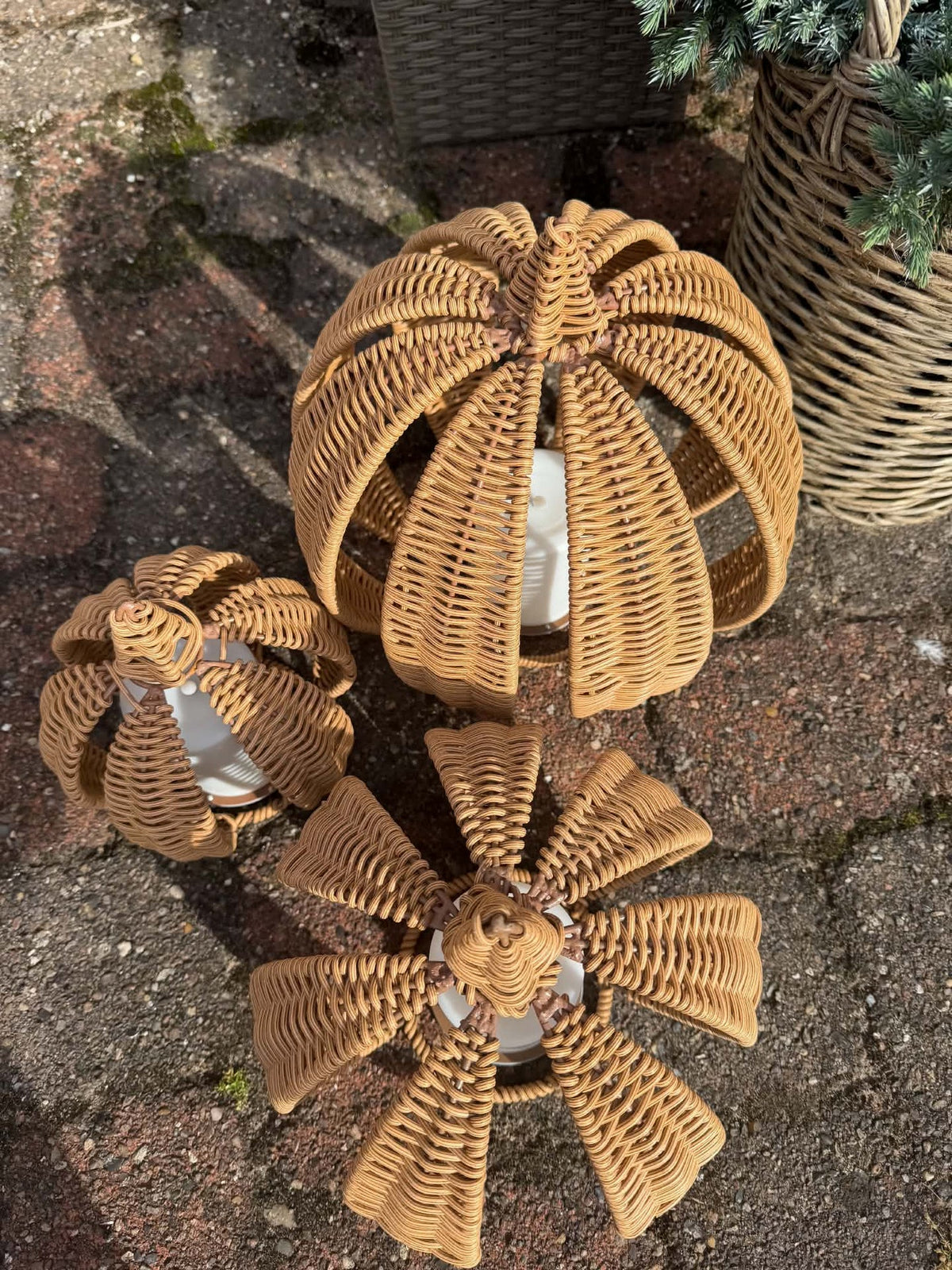 Pompoen- Polyrattan