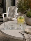 Drinkglazen met patroon -  4 stuks