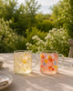 Beker van glas Summer - Color mix