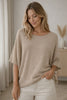 Blouse Sia medium beige – Oversized