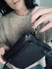 Clutch ALLIE -  in gewassen leerkwaliteit
