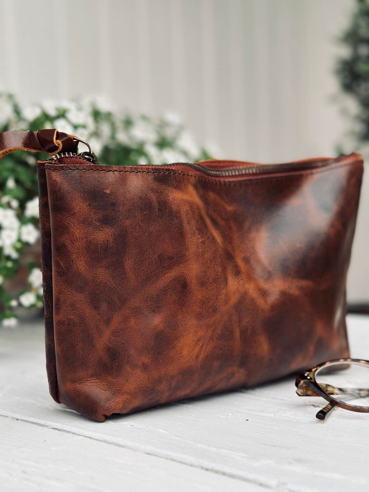 Clutch MIOMIO - Dark Cognac - VIAMAJA.DK