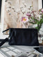 Clutch SALLY Black - Lang taskerem medfølger - VIAMAJA.DK