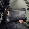 Clutch / Leren tas MAGGI - van kwaliteitsleer
