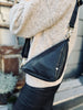 Cool black HALLY driehoekige crossbody / bumbag