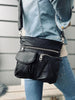 Crossbody BLACK / SILVER - Ultra zacht