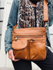 Crossbody COGNAC - Ultra zacht