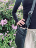 Crossbody GRY - Zwart ultra zacht kalfsleer