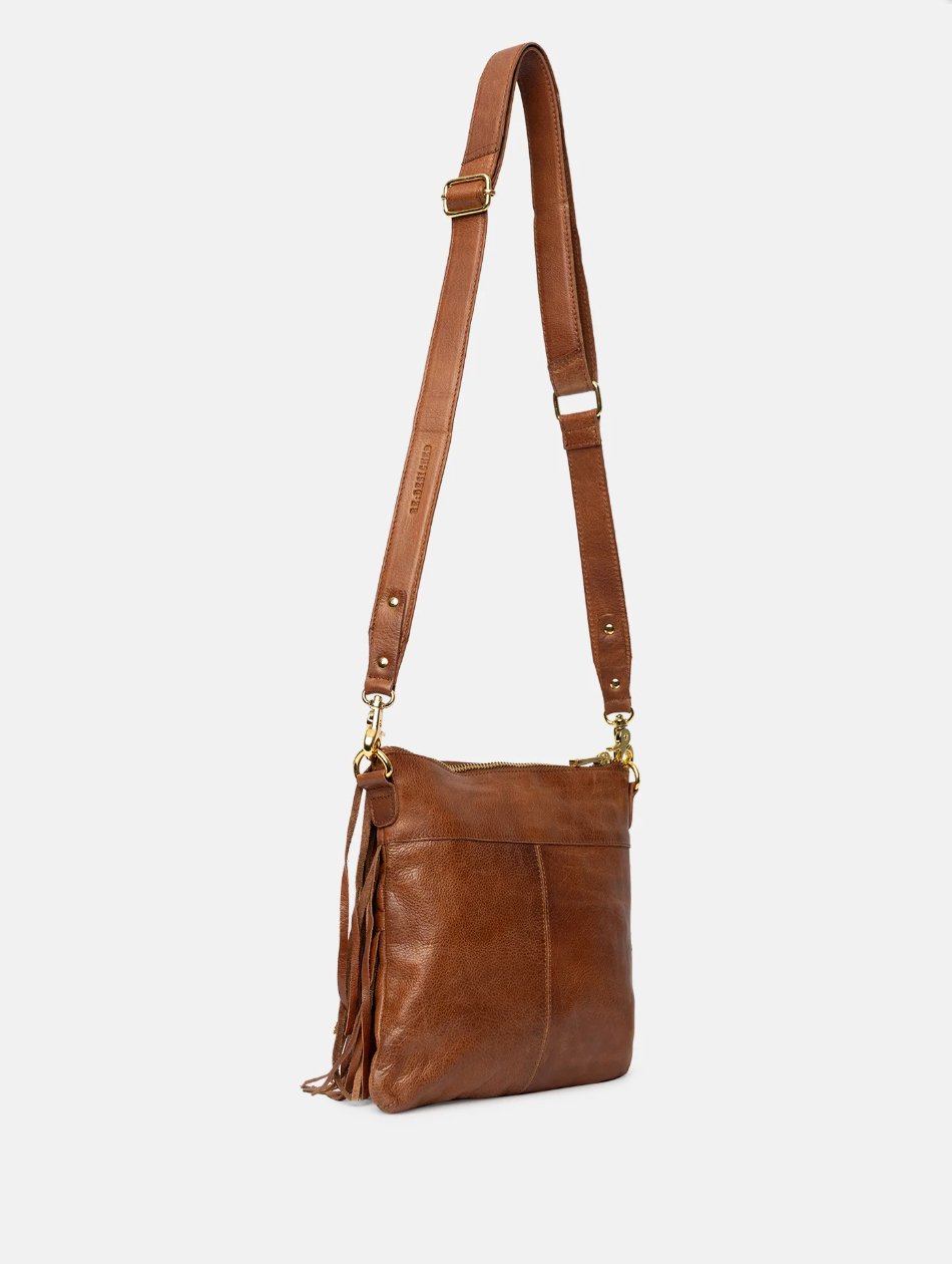 Crossbody Gypsy Big – Walnut - VIAMAJA.DK