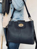 Crossbody Lux Big zwart / messing