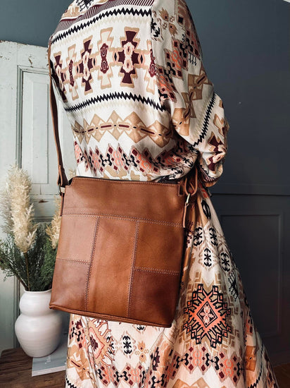 Crossbody Nina - Cognac - VIAMAJA.DK