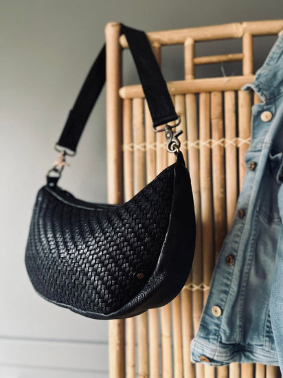 Crossover / skuldertaske XENIA - Black flet - VIAMAJA.DK