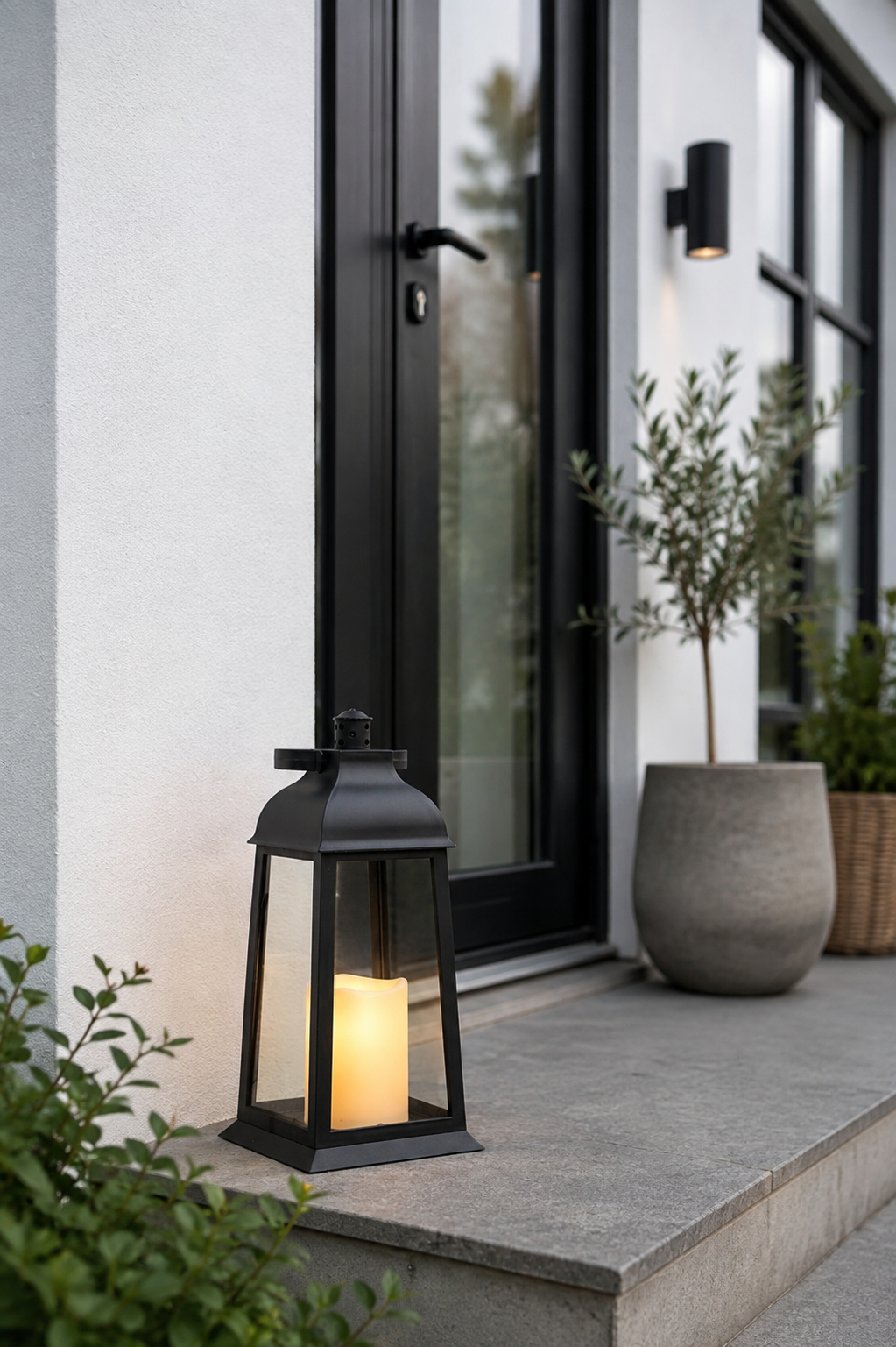 Lantaarn met LED-licht