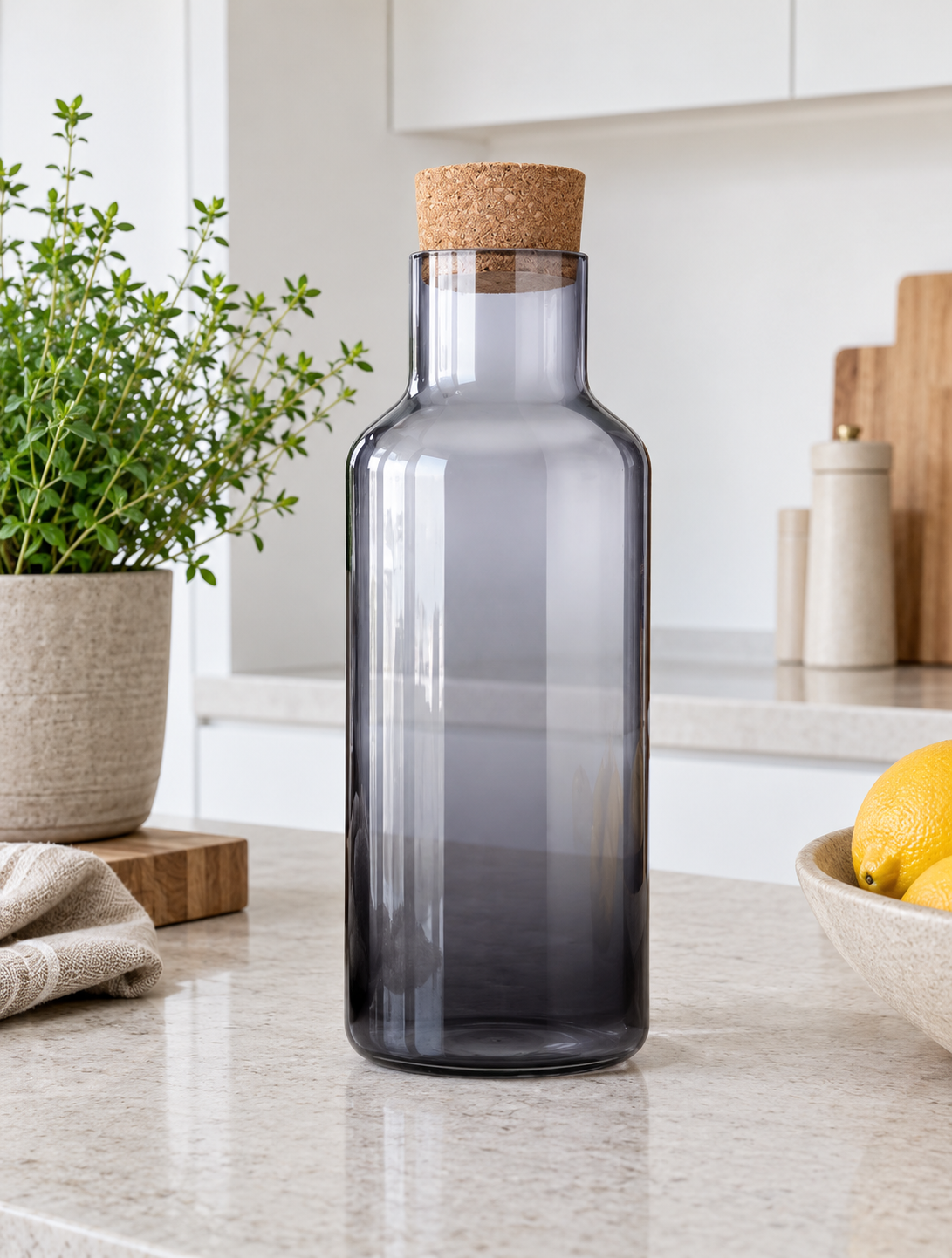 Waterfles met kurkstop – Stone 1,2 ltr.