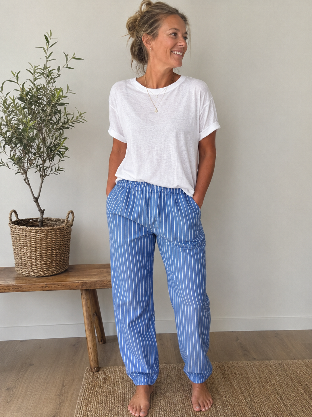 Broek Charlie Blue