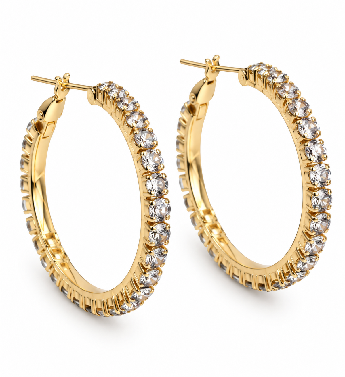 Oorbellen Smilla Hoops verguld