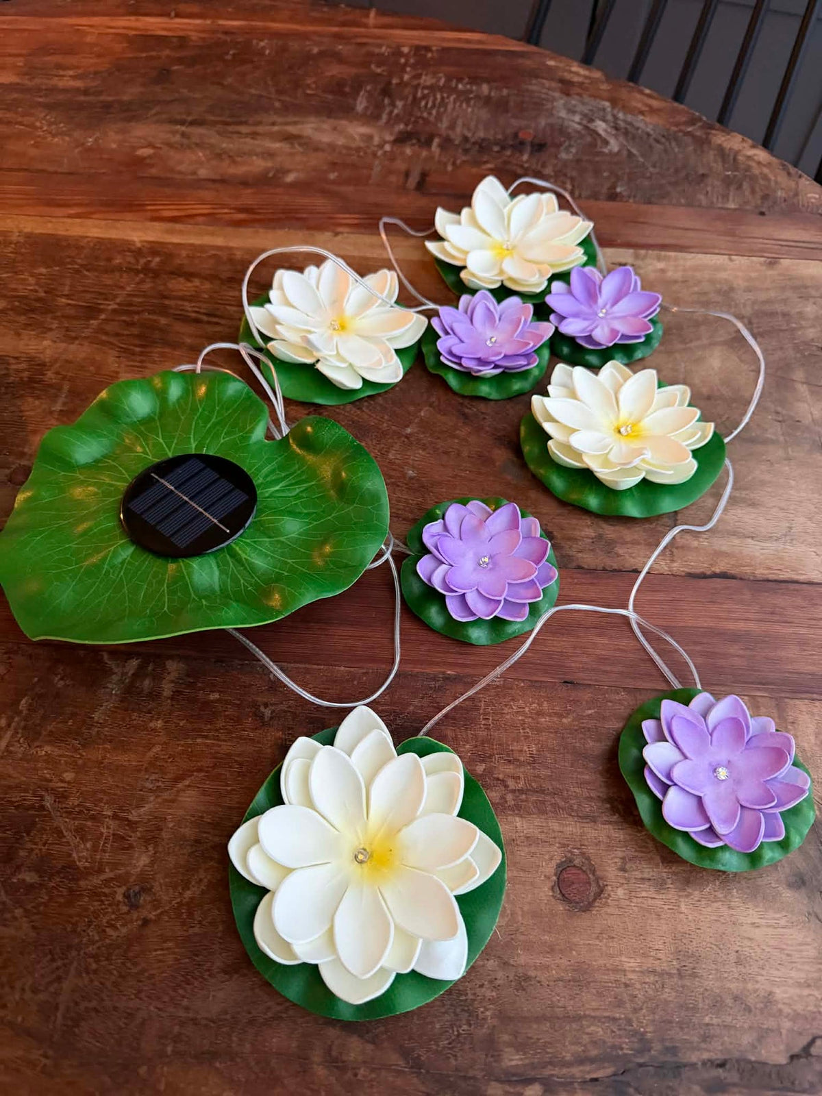 Lotus ketting met Solar - 8 bloemen