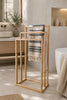 Handdoekenrek van bamboe - 3 houders