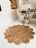 Placemat van jute - Bloem dia 40 cm