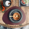Placemat – Ovaal – Aubergine