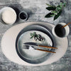 Druppelvormige placemat Sand