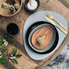 Placemat – Ovaal Stofblauw
