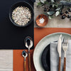 Placemat - Omkeerbaar Cognac / Zwart