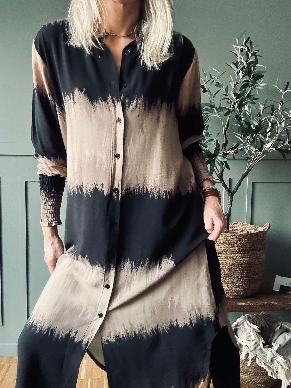 Jurk Merle Dark Camel