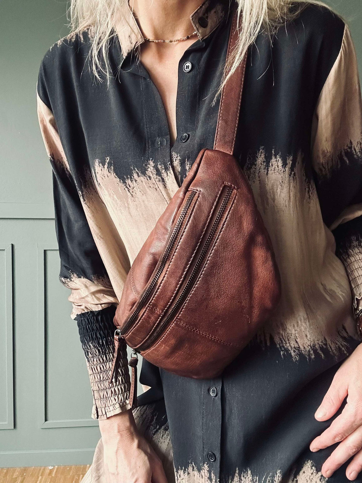 Jurk Merle Dark Camel