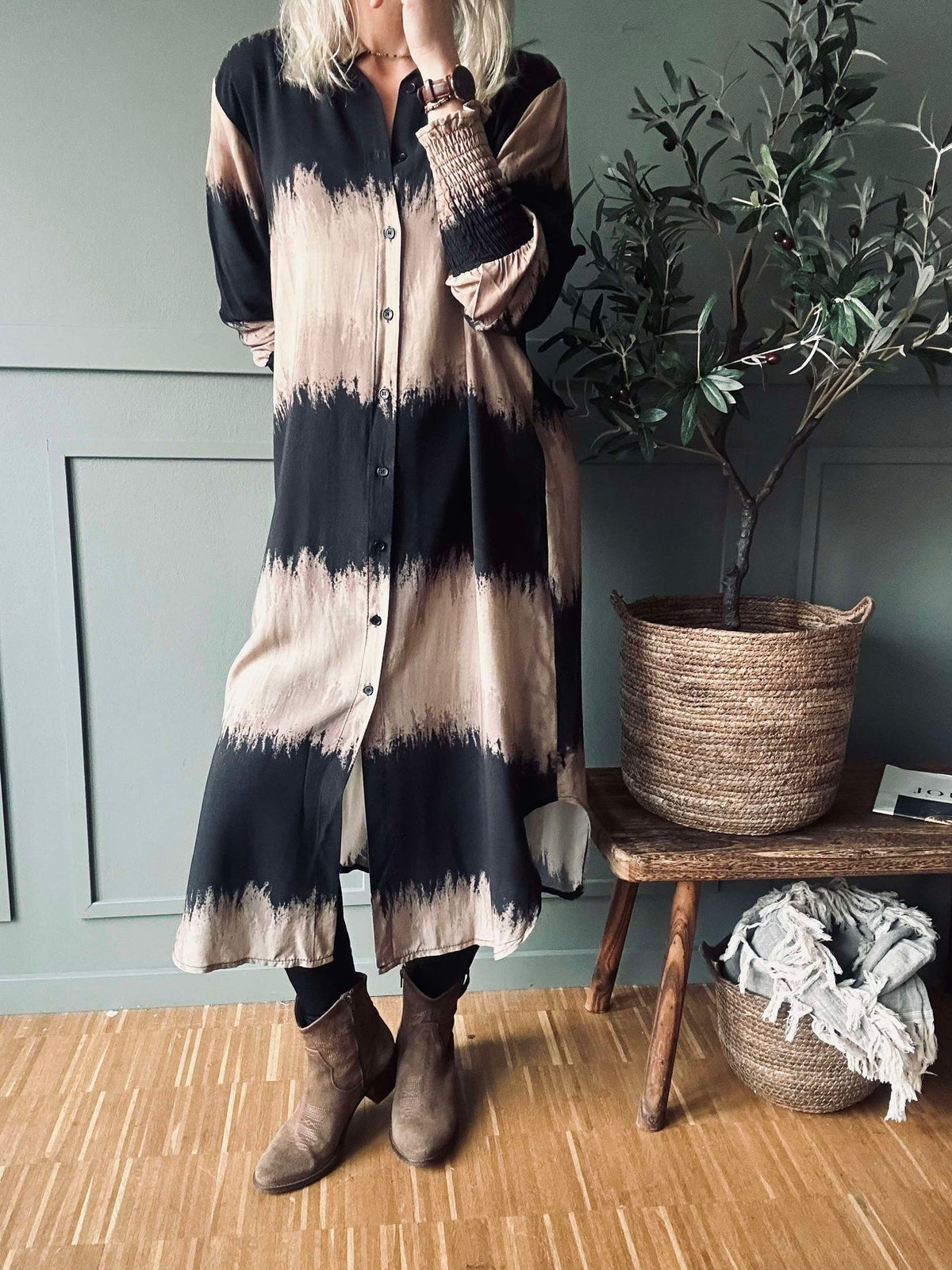 Jurk Merle Dark Camel