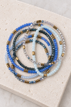 Armbanden Merle – Blue mix 1 st.