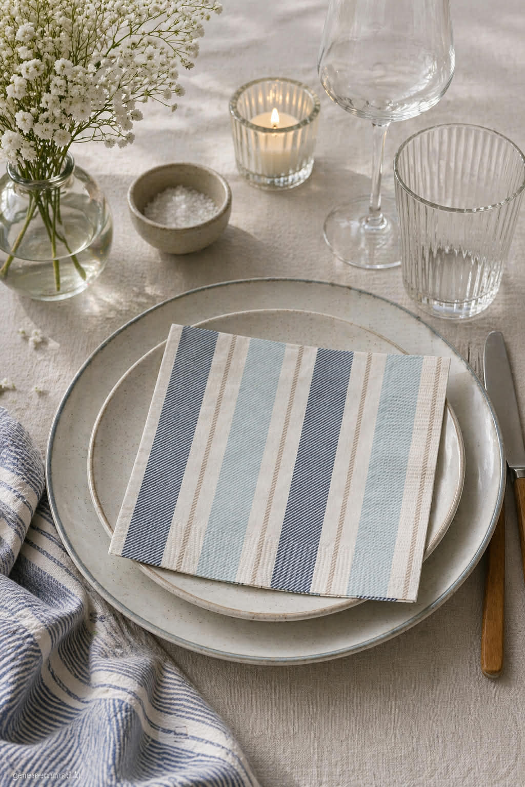 Servetten Nordic blue - 20 st.